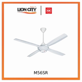 KDK M56SR White/Silver Ceiling Fan standard all-purpose electric cooling fans