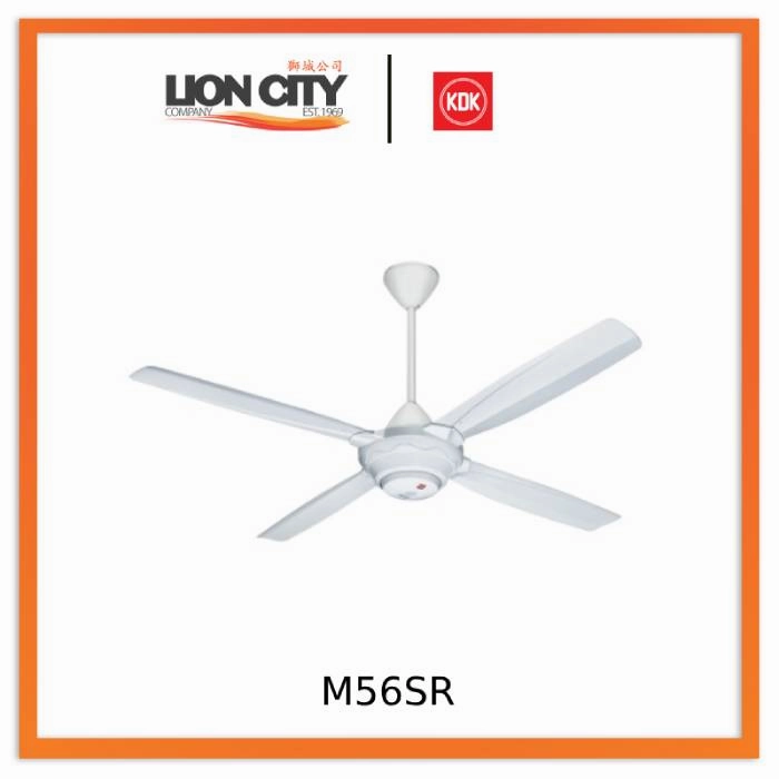 KDK M56SR White/Silver Ceiling Fan standard all-purpose electric cooling fans