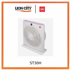 KDK ST30H Lavender/Grey 30cm Box Fan with Stand standard all-purpose electric cooling fans