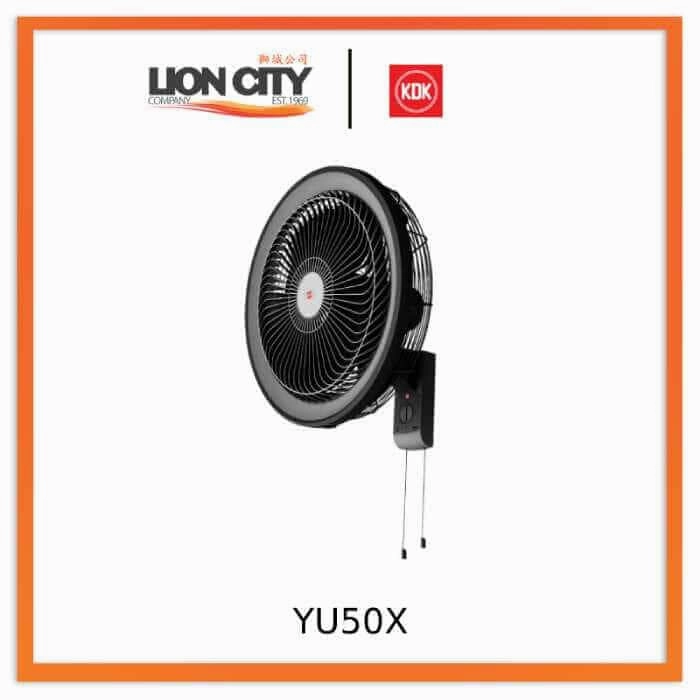 KDK YU50X white/Black Industrial Wall Fan 50cm (Pre-Order)