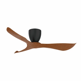 Keanu 56" Ceiling Fan Black / Walnut outdoor exterior fans for patio cooling