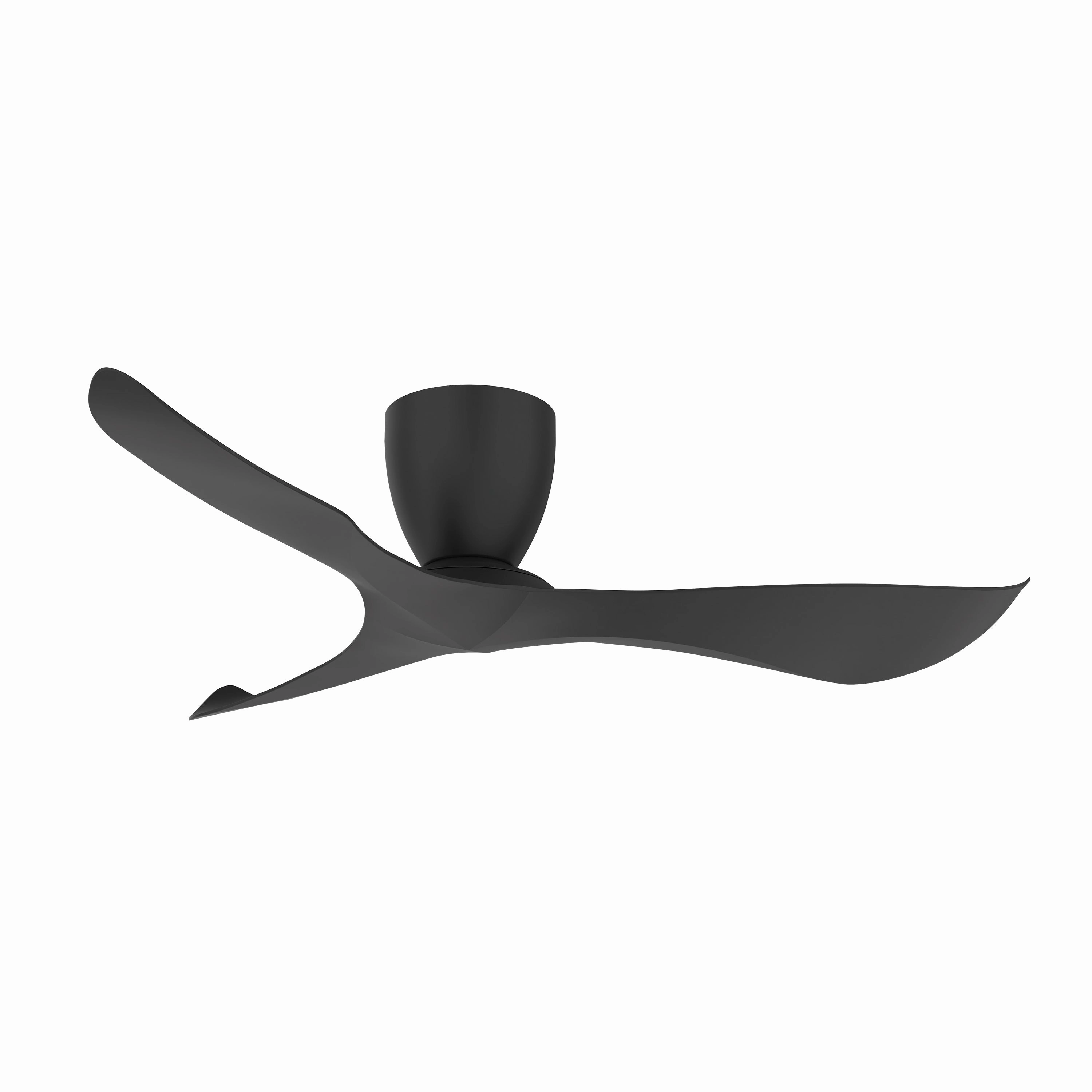 Keanu 56" Ceiling Fan Black energy-efficient medium fans with remote
