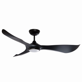 Keanu 56"Ceiling Fan White / Black quiet medium fans for living room use