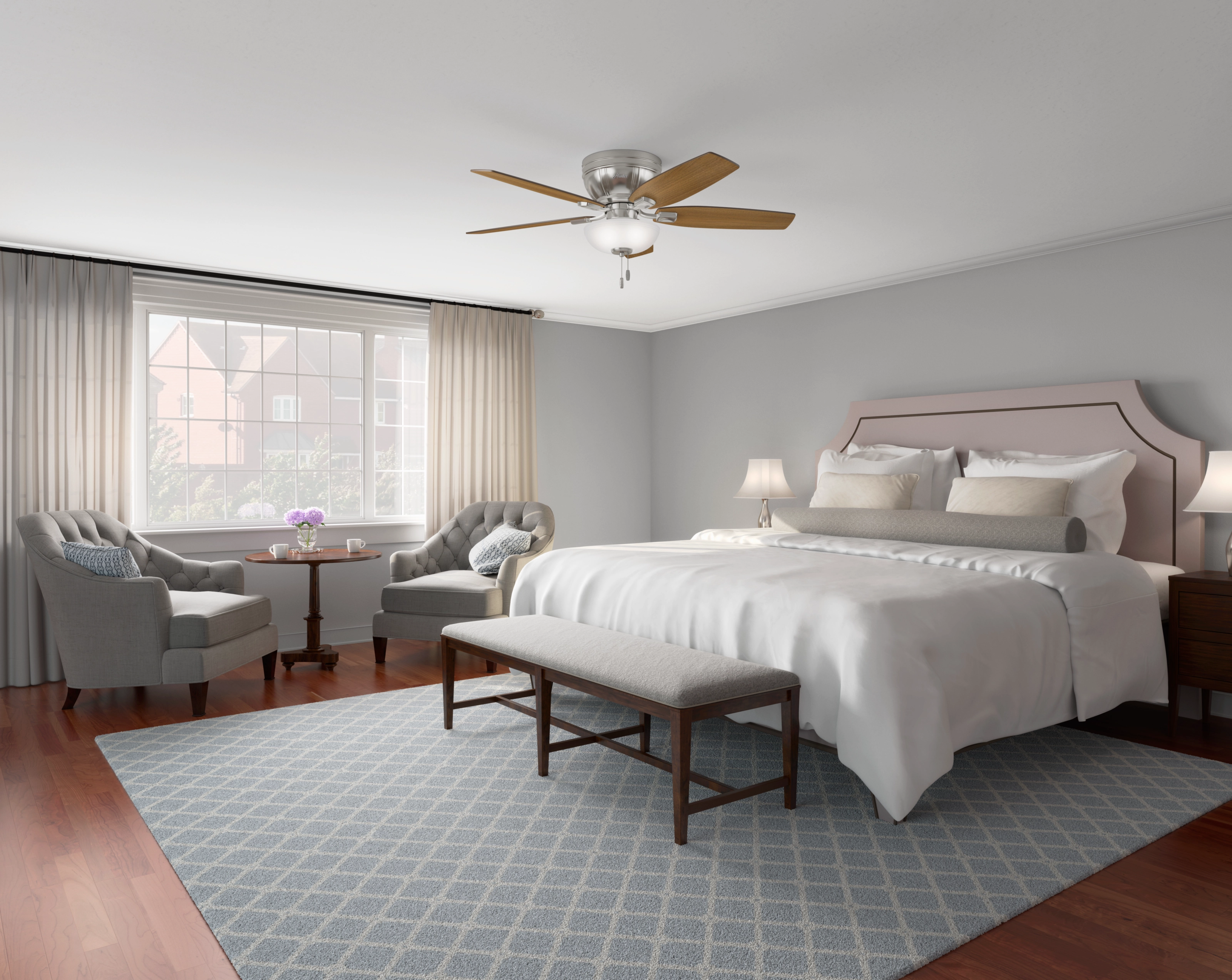 Kenbridge 52"Ceiling Fan Brushed Nickel