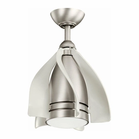 Kichler 15 Inch Terna Fan LED quiet ceiling fans with remote control