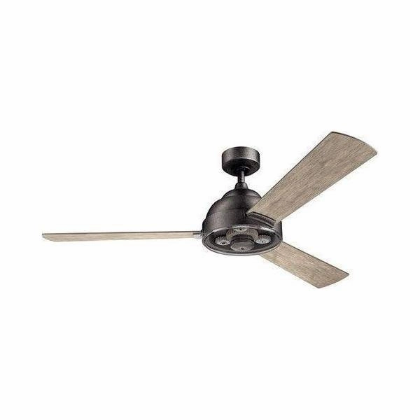 Kichler 60 Inch Pinion Fan quiet ceiling fans with remote control