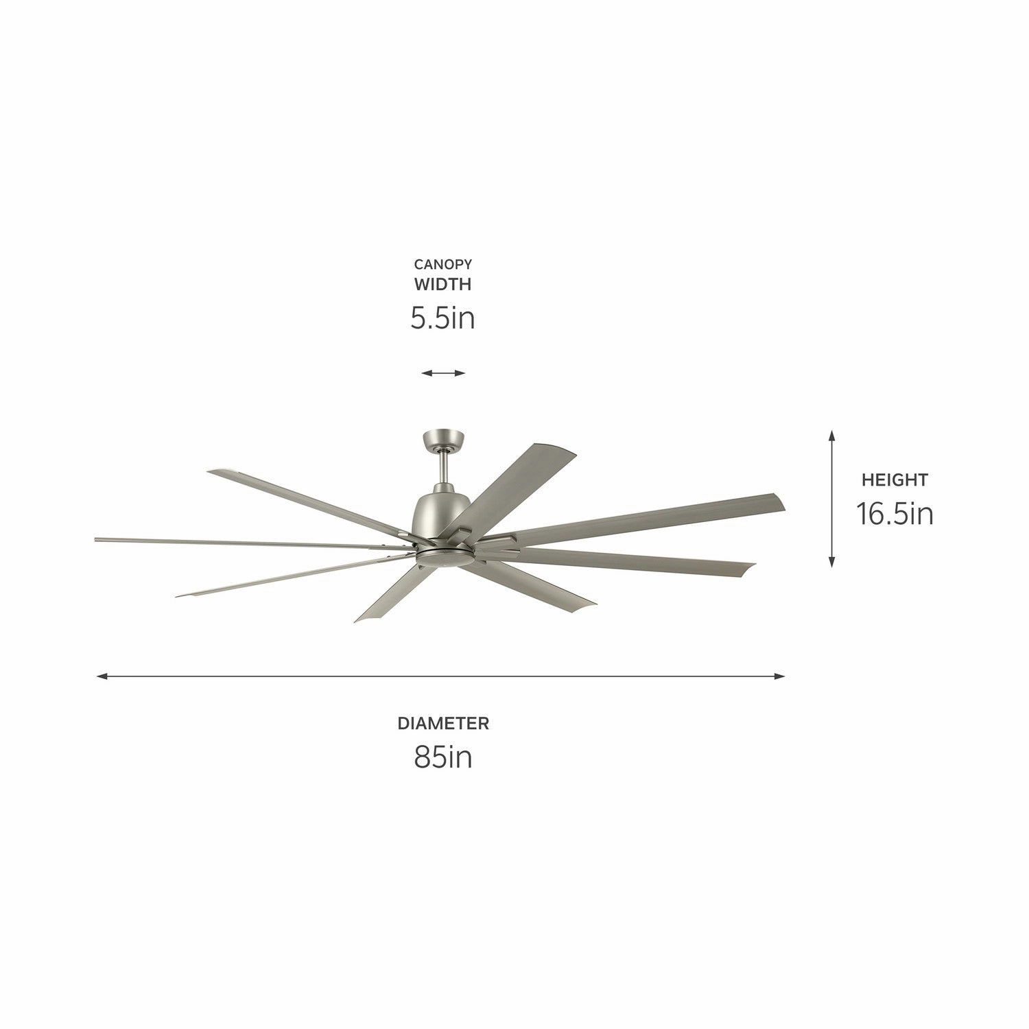 Kichler 84"Ceiling Fan