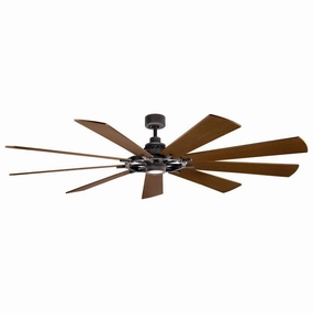 Kichler 85 Inch Gentry XL Fan LED quiet ceiling fans with remote control