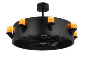 Kingston Eight Light Chandelier modern electric fans for minimalist decor