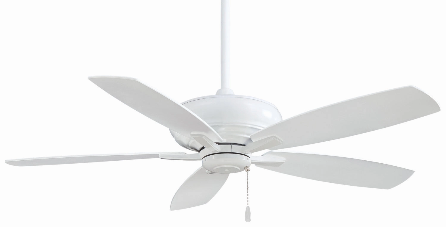Kola 52"Ceiling Fan White sleek design electric fans for modern homes