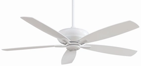 Kola-Xl 60"Ceiling Fan White home fans with built-in timer settings