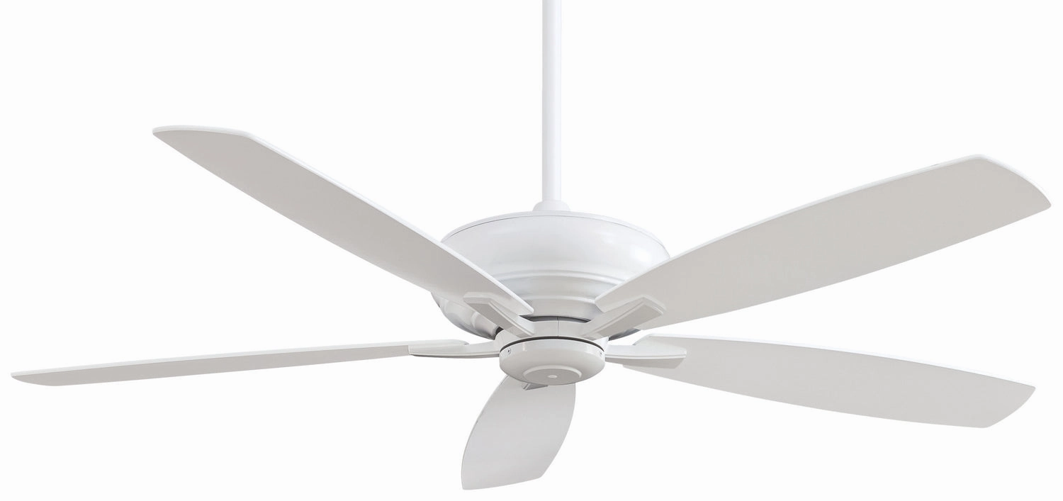 Kola-Xl 60"Ceiling Fan White portable medium fans with handle design