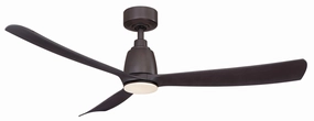 Kute 52 52"Ceiling Fan Dark Bronze home cooling fans in medium size