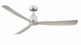 Kute 60 60"Ceiling Fan Brushed Nickel compact medium fans for desks and counters