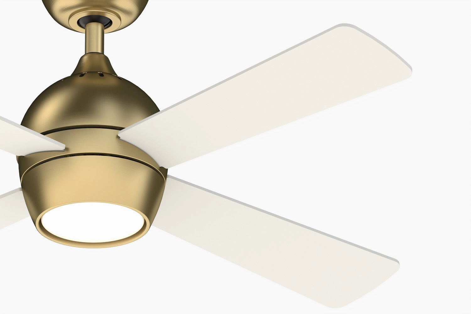Kwad 44 44"Ceiling Fan Brushed Satin Brass
