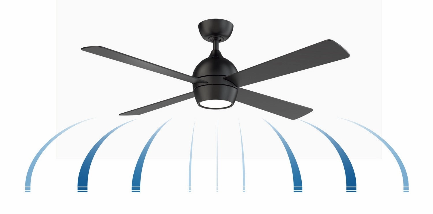 Kwad 52 52"Ceiling Fan Black