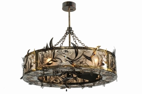 Lady Slipper Eight Light Chandelier quiet small fans for desk or nightstand