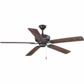 Lakehurst 60" Ceiling Fan Forged Black weatherproof fans for outdoor environments