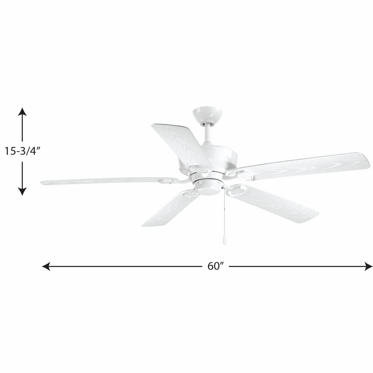 Lakehurst 60" Ceiling Fan White