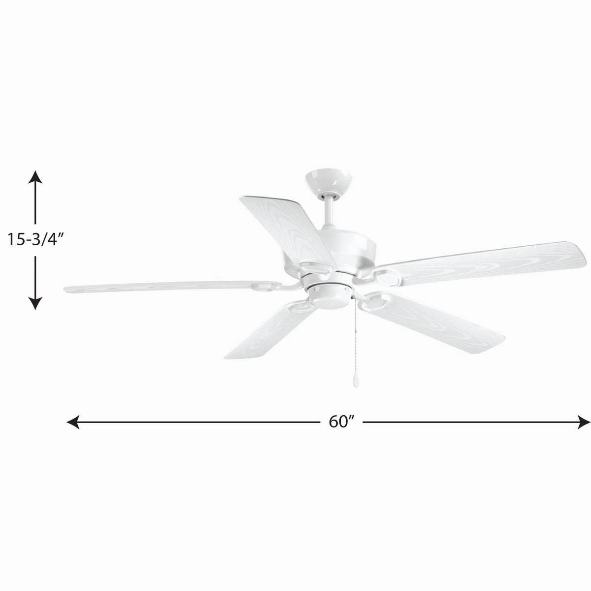 Lakehurst 60" Ceiling Fan White