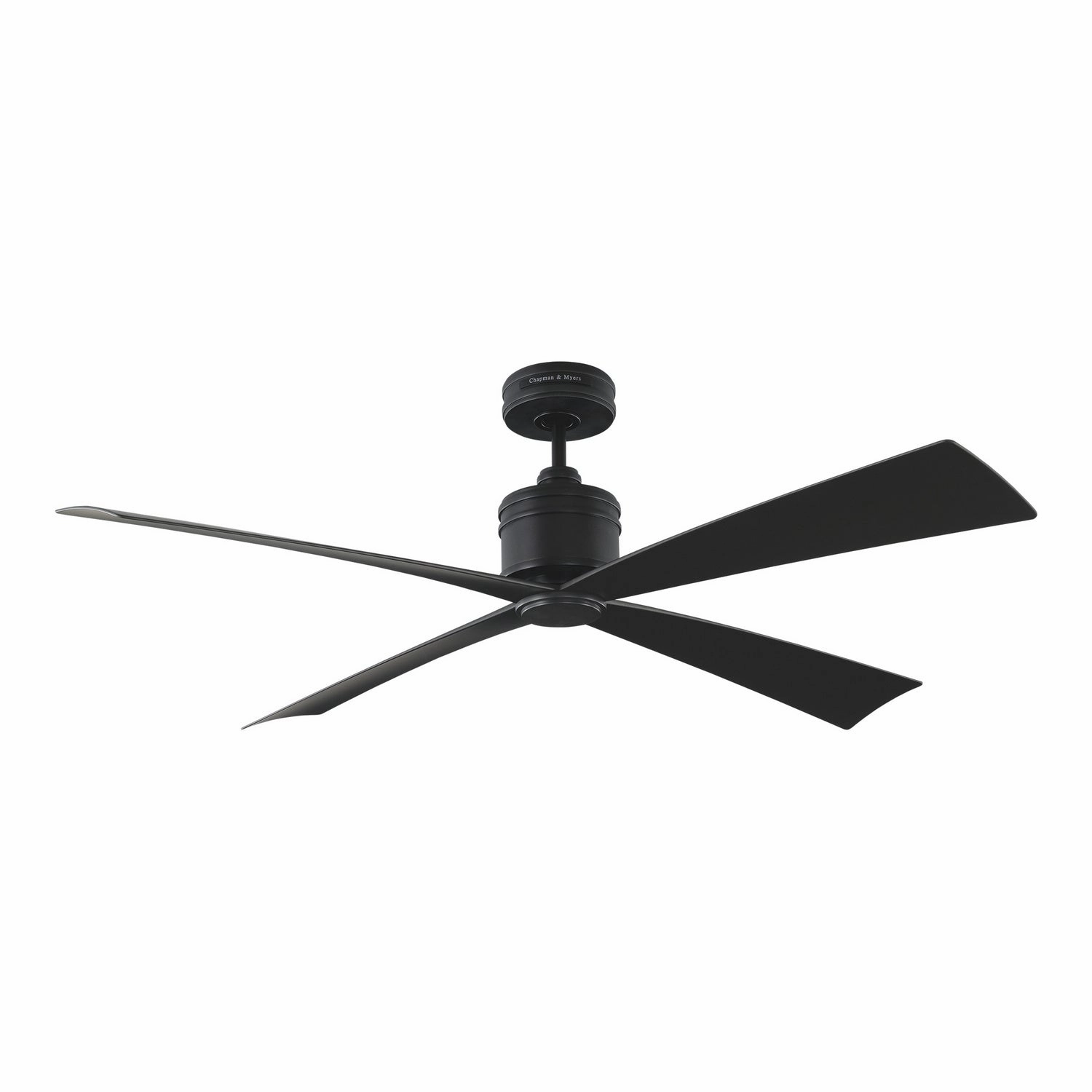 Launceton 56"Ceiling Fan Midnight Black portable medium fans with handle design