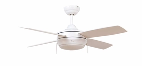 Laval 44 44"Ceiling Fan Matte White best small fans for home and travel