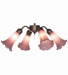 Lavender Four Light Fan Light best small fans for home and travel