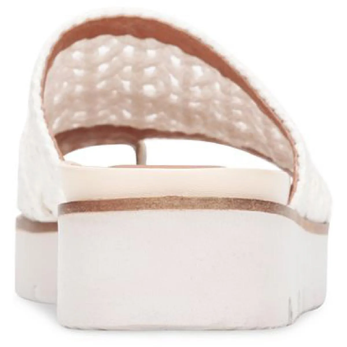 Lavern Womens Leather Slip On Flatform Sandals ecco Shoes