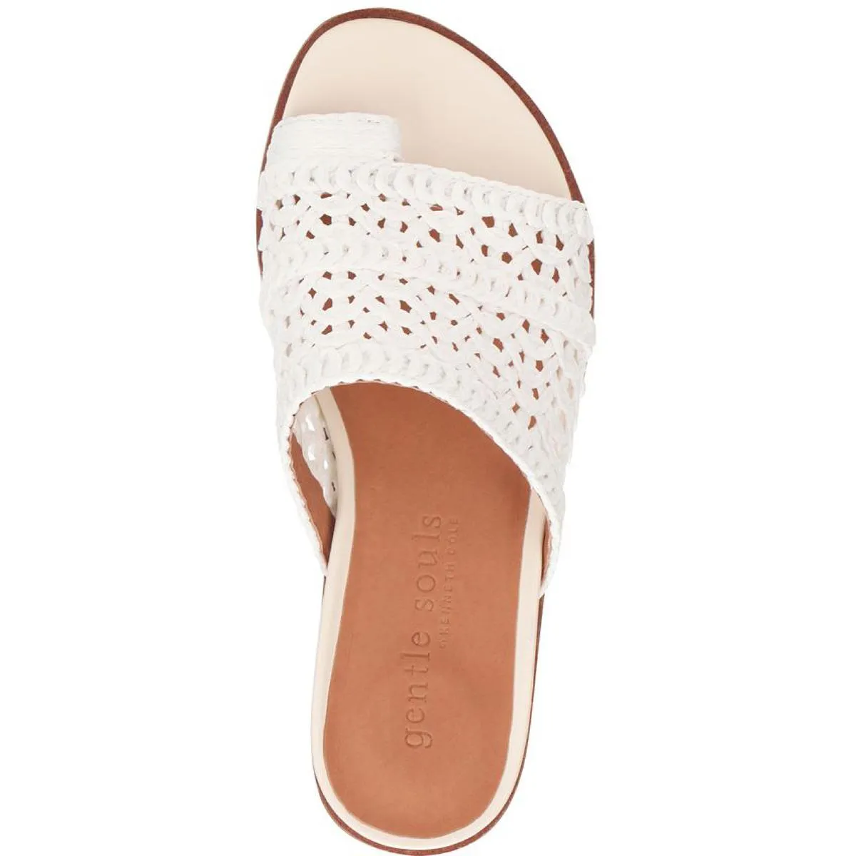Lavern Womens Leather Slip On Flatform Sandals ecco Shoes