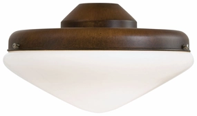LED Fan Light Kit Mossoro Walnut low-noise fans for peaceful environments