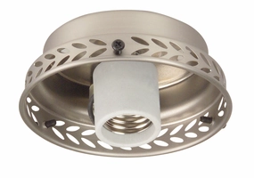 LED Fitter in Brushed Satin Nickel outdoor fans store with multiple collections