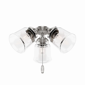 LED Light Kit Brushed Nickel energy-efficient fans for everyday cooling