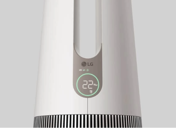 LG FS15GPBK0 PuriCare AeroTower 2-in-1 Air Purifying Fan HIT (Beige)