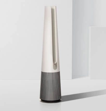 LG FS15GPBK0 PuriCare AeroTower 2-in-1 Air Purifying Fan HIT (Beige)
