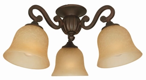 Light Kit-Armed LED Fan Light Kit Aged Bronze Textured affordable cooling fans for summer
