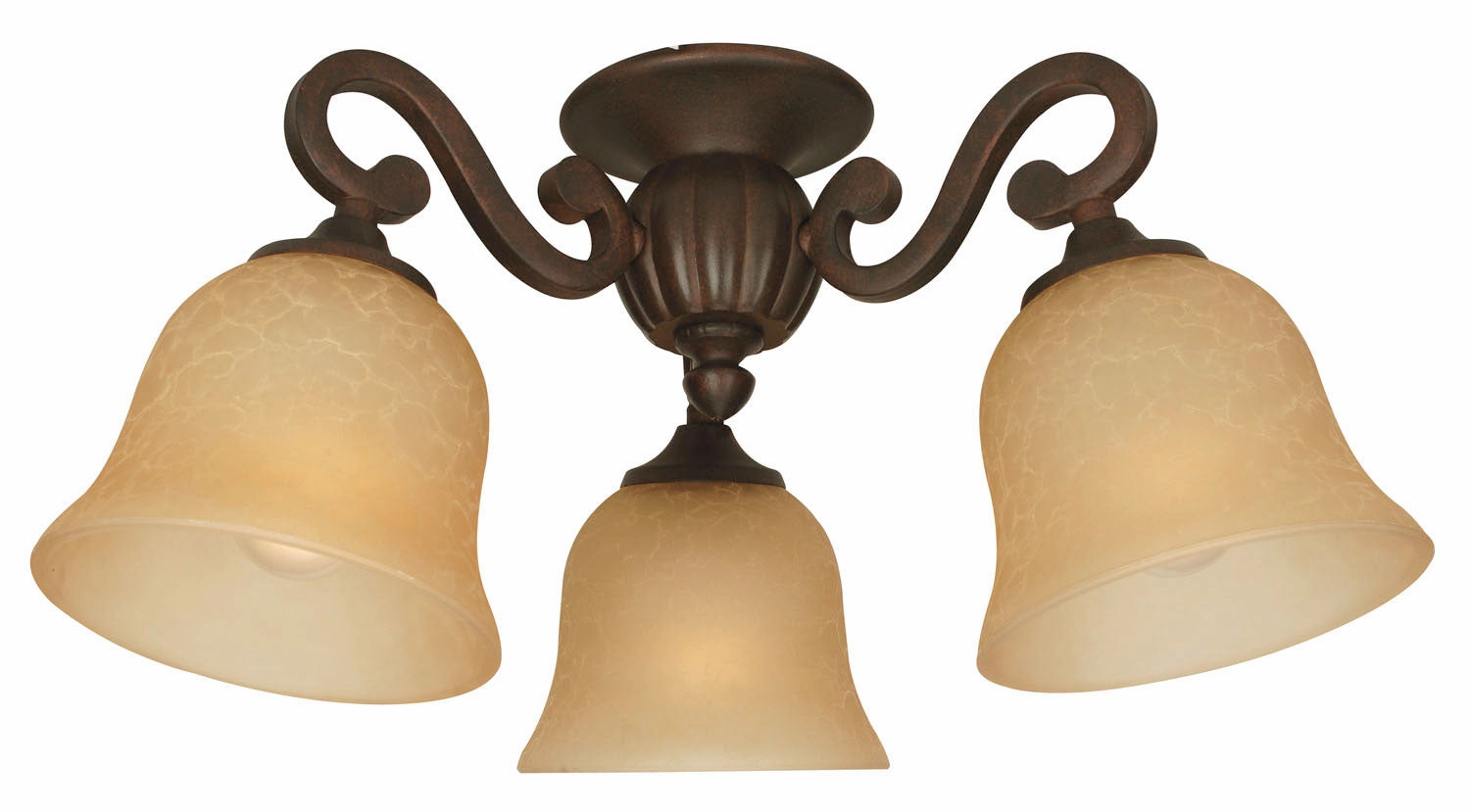 Light Kit-Armed LED Fan Light Kit Aged Bronze Textured affordable cooling fans for summer