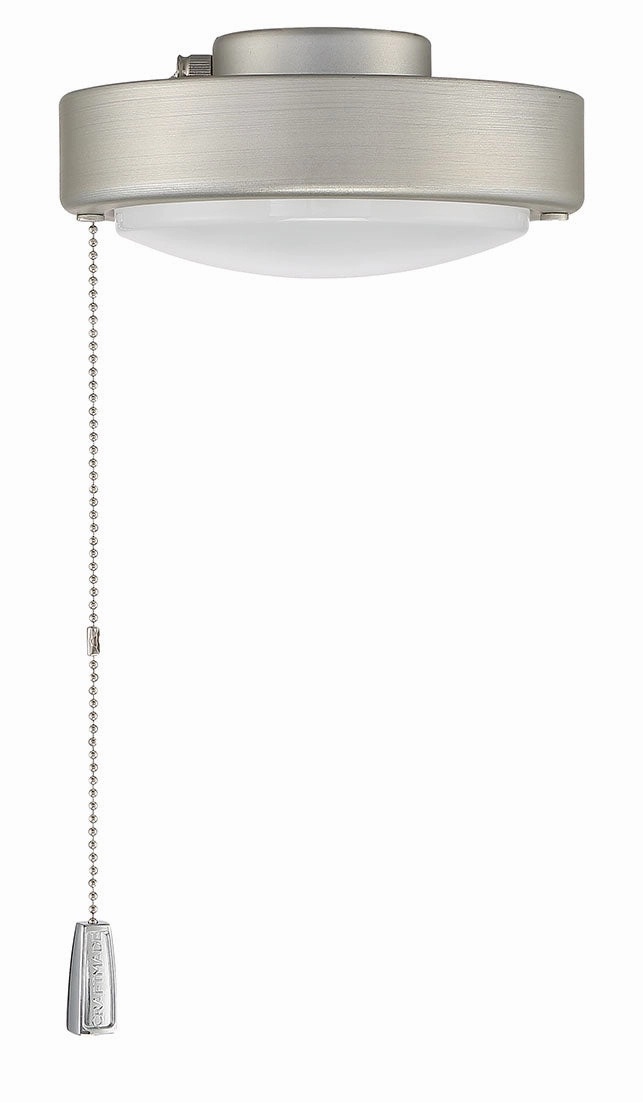 Light Kit-Disk LED Disk Fan Light Kit Brushed Polished Nickel lightweight fans for moving around easily