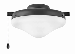 Light Kit Heirloom Glass LED Fan Light Kit Matte Black quiet electric fans for home use