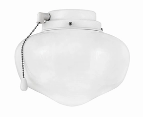 Light Kit Schoolhouse LED Fan Light Kit Chalk White cool breeze fans for quiet operation