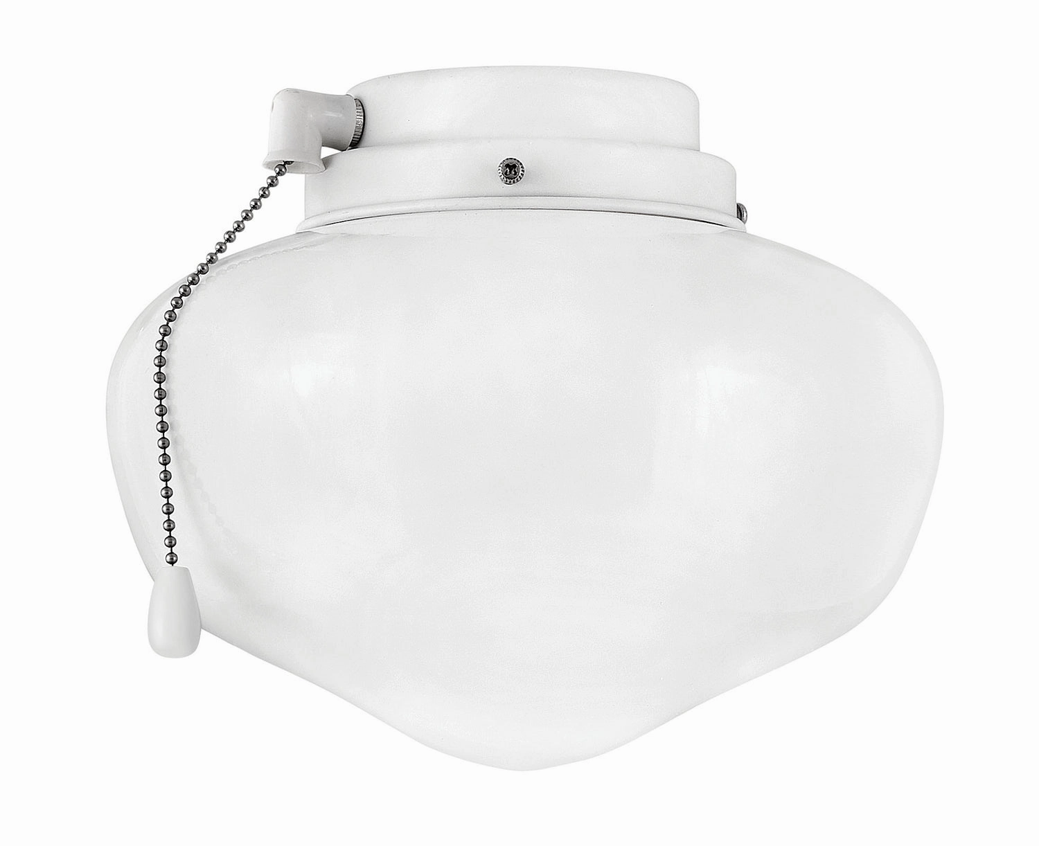 Light Kit Schoolhouse LED Fan Light Kit Chalk White cool breeze fans for quiet operation