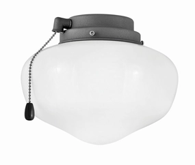 Light Kit Schoolhouse LED Fan Light Kit Graphite home fans with built-in timer settings