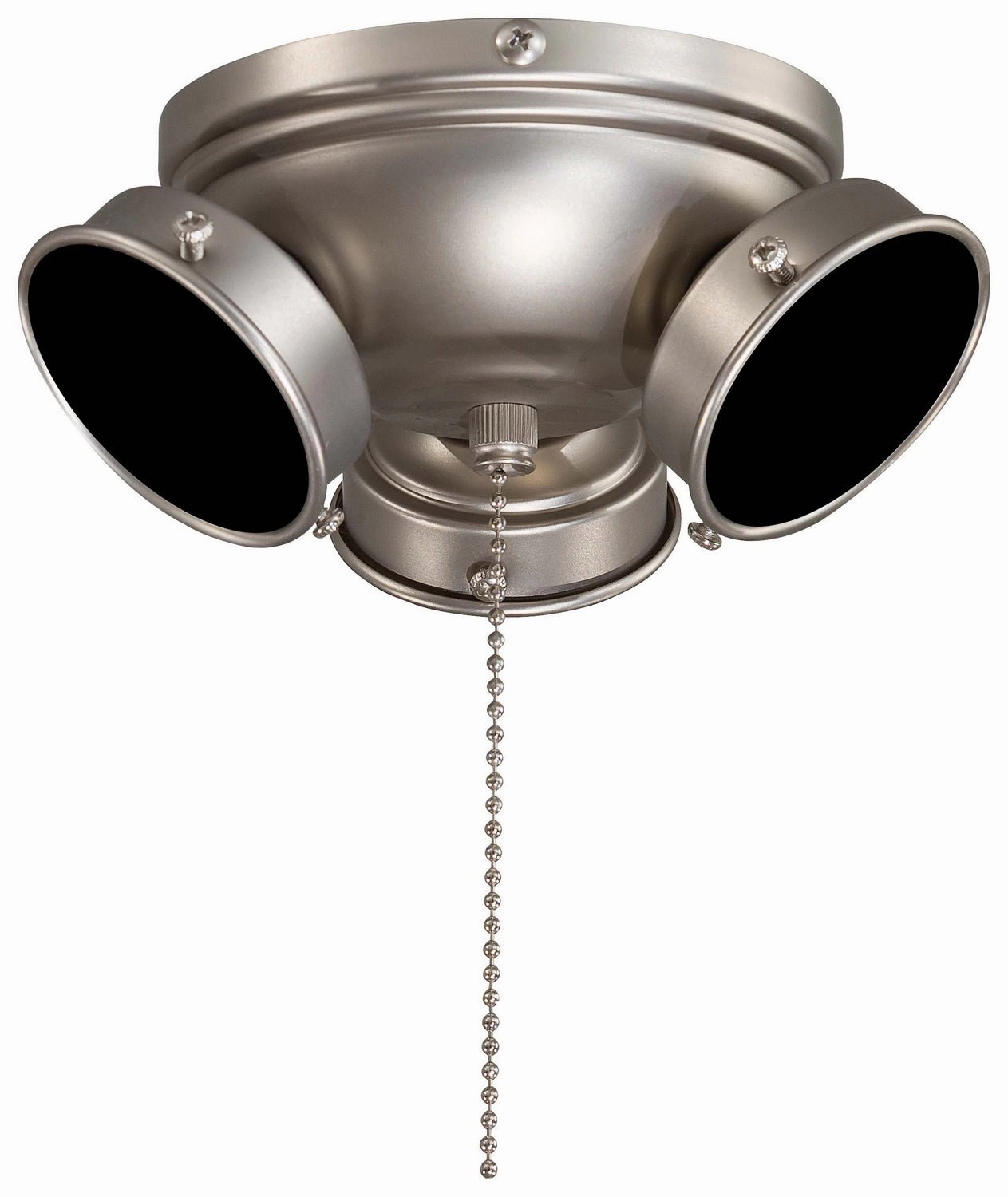 Light Kit Three Light Fan Light Kit Brushed Steel