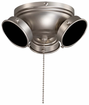 Light Kit Three Light Fan Light Kit Brushed Steel modern electric fans for minimalist decor