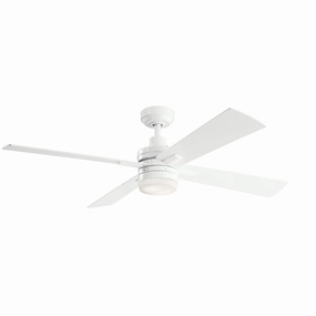 Lija 52"Ceiling Fan White energy-efficient fans for everyday cooling