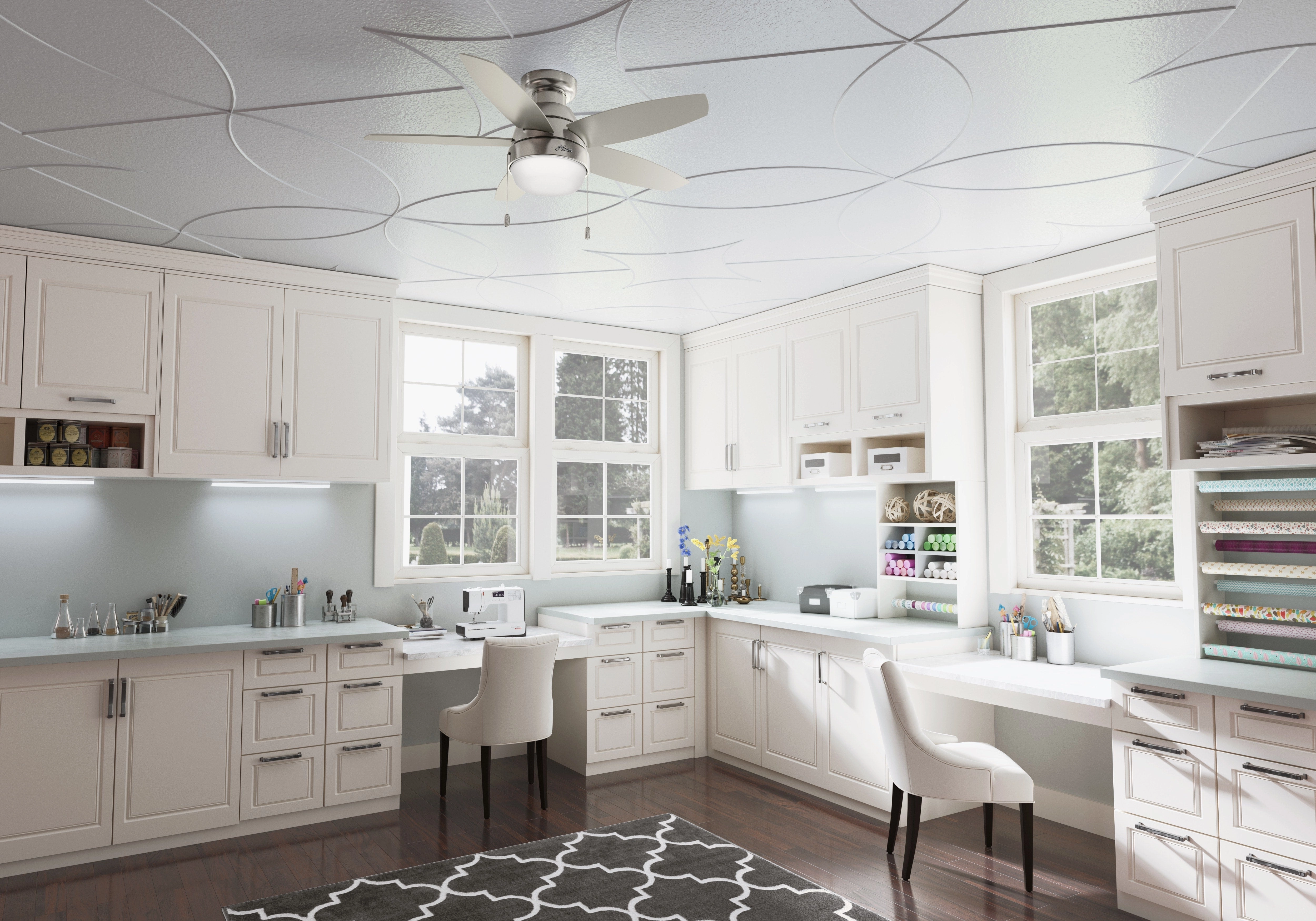 Lilliana 44"Ceiling Fan Brushed Nickel
