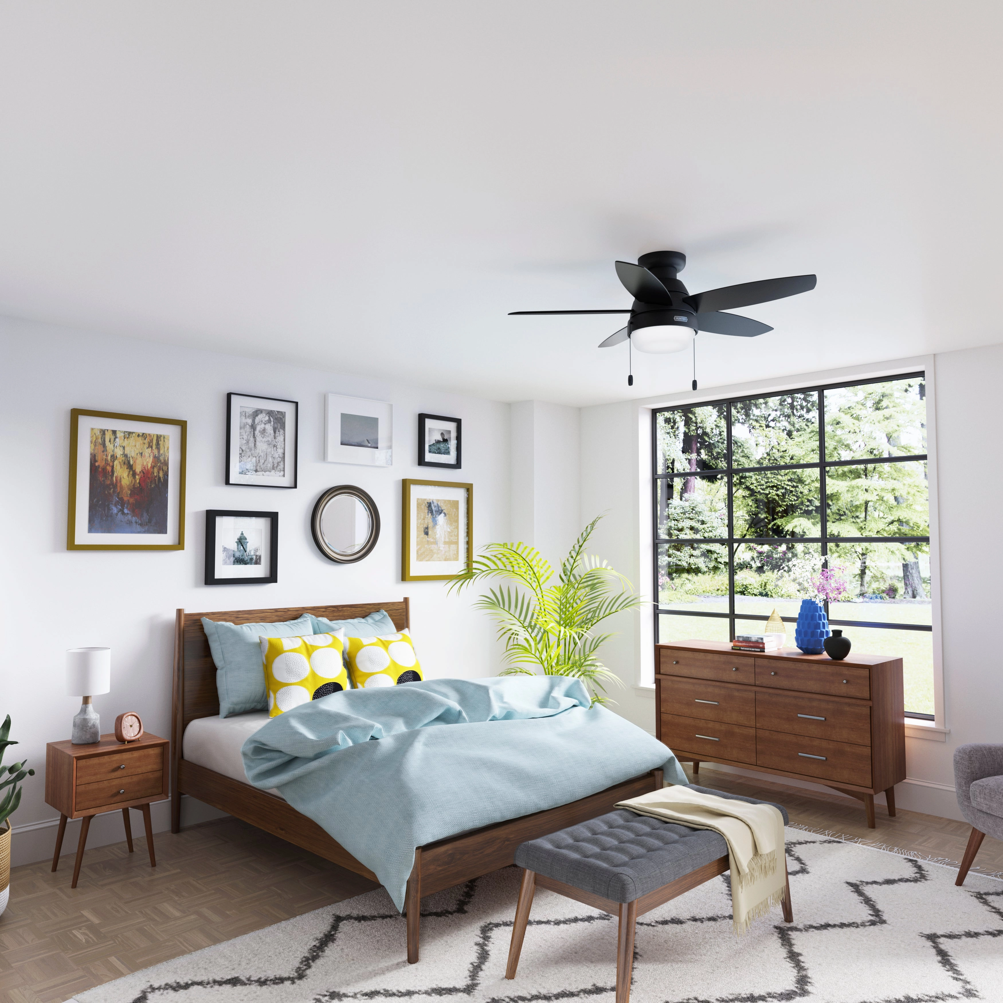 Lilliana 44"Ceiling Fan Matte Black