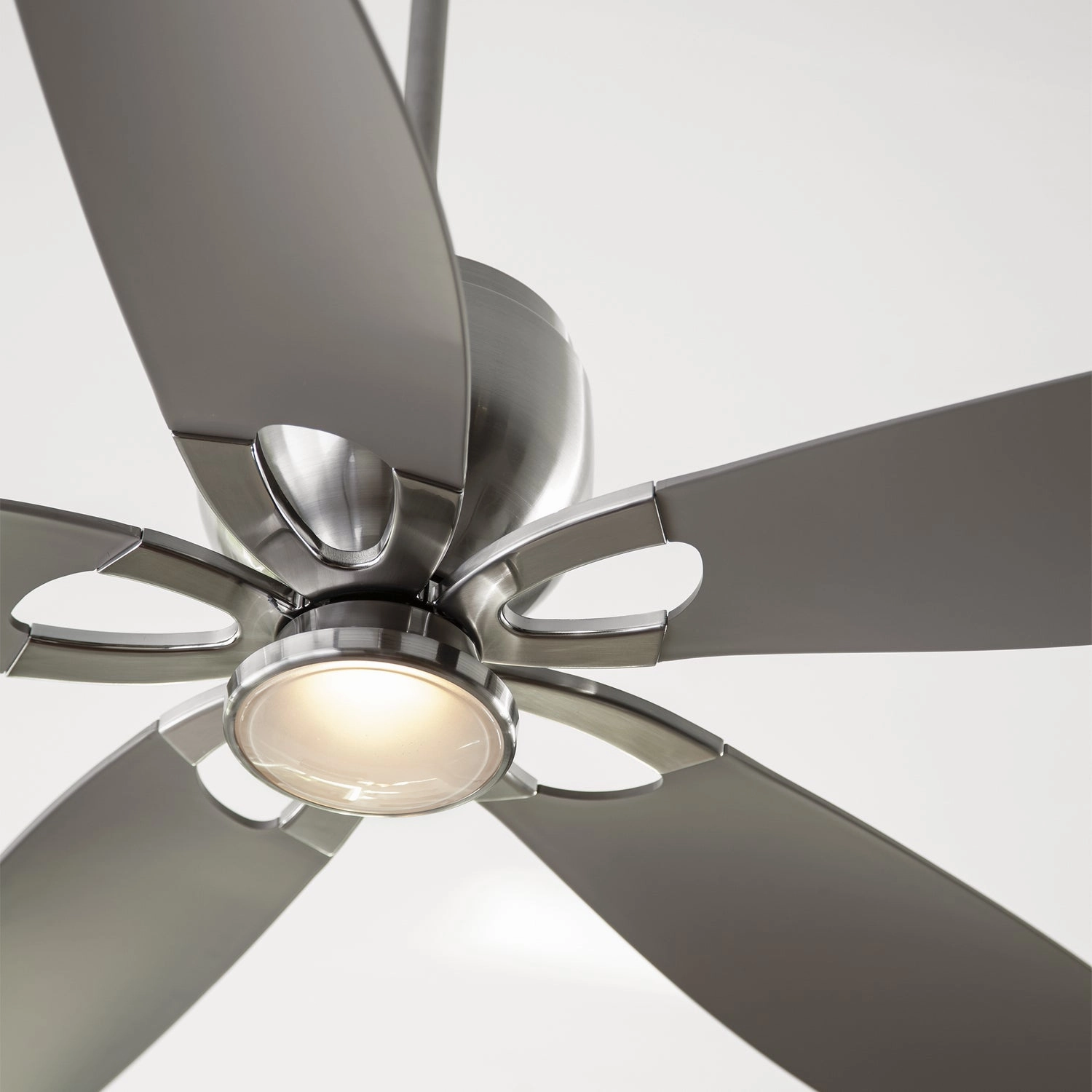 Lily 56"Ceiling Fan Brushed Steel