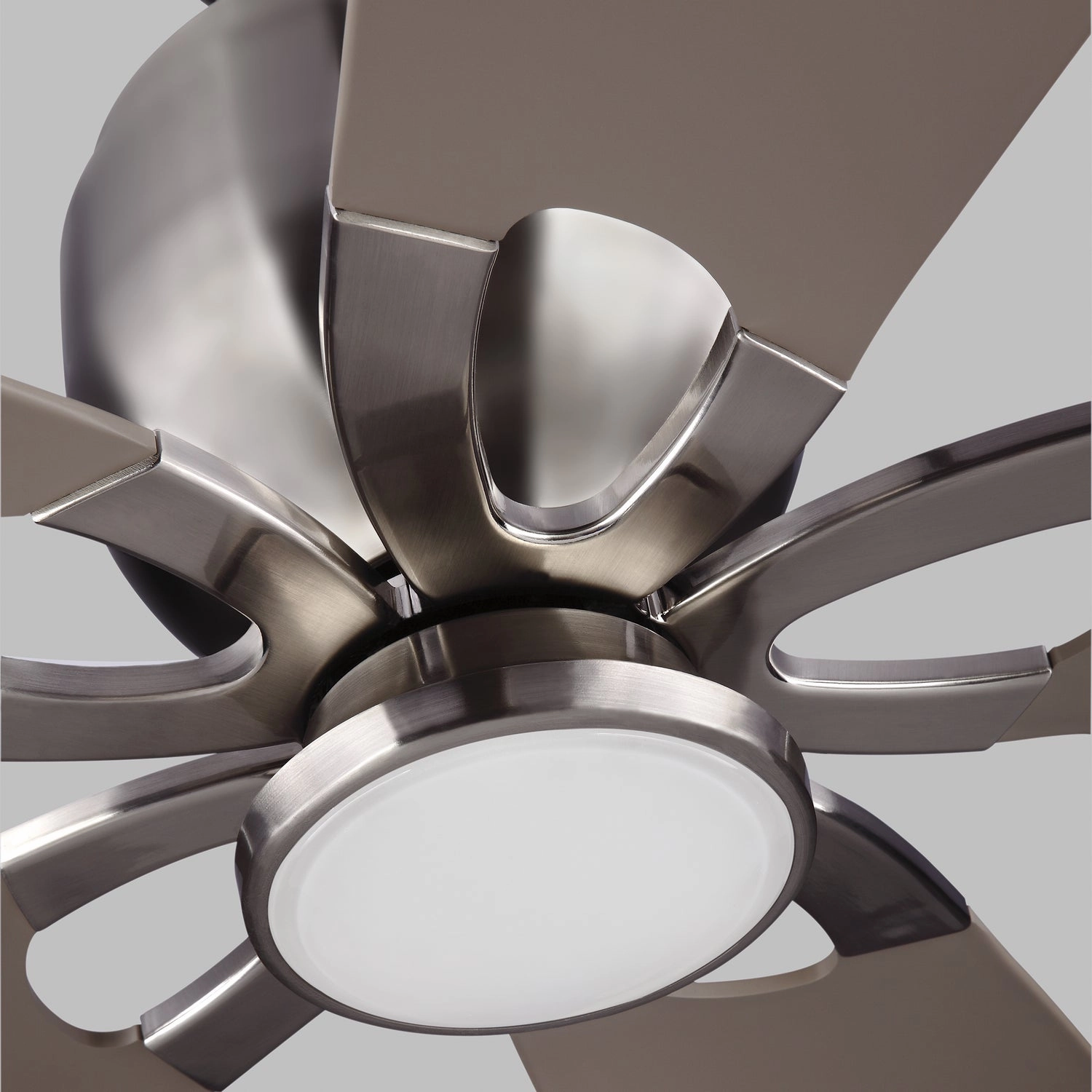 Lily 56"Ceiling Fan Brushed Steel