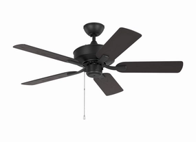 Linden 44" Ceiling Fan Midnight Black oscillating electric fans for full room circulation