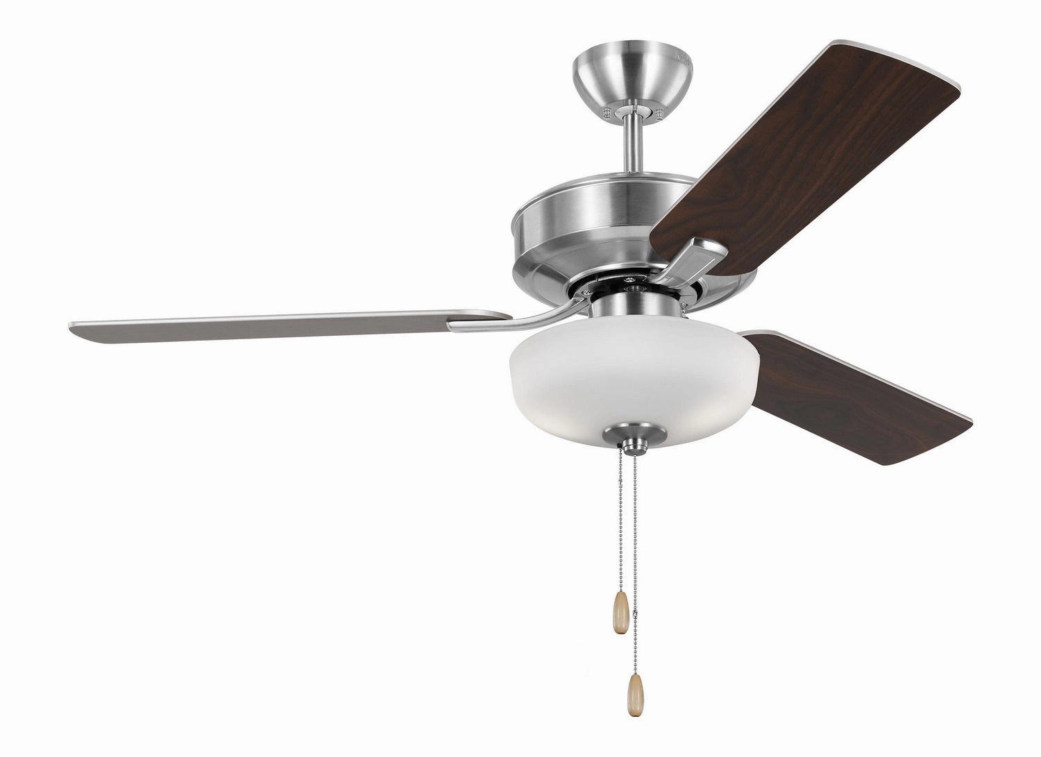 Linden 48" Ceiling Fan Brushed Steel affordable cooling fans for summer